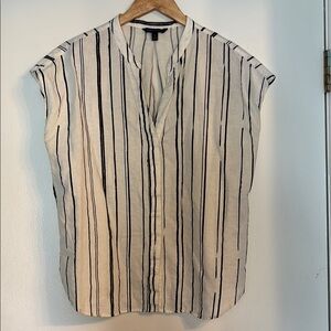 Striped Linen Top